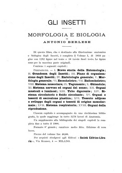 Redia giornale di entomologia pubblicato dalla R. Stazione di entomologia agraria