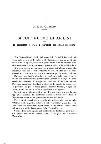 Redia giornale di entomologia pubblicato dalla R. Stazione di entomologia agraria