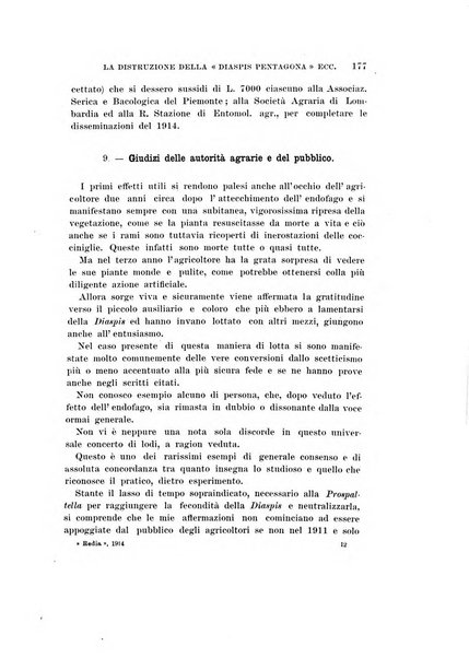 Redia giornale di entomologia pubblicato dalla R. Stazione di entomologia agraria