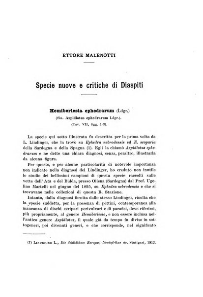 Redia giornale di entomologia pubblicato dalla R. Stazione di entomologia agraria