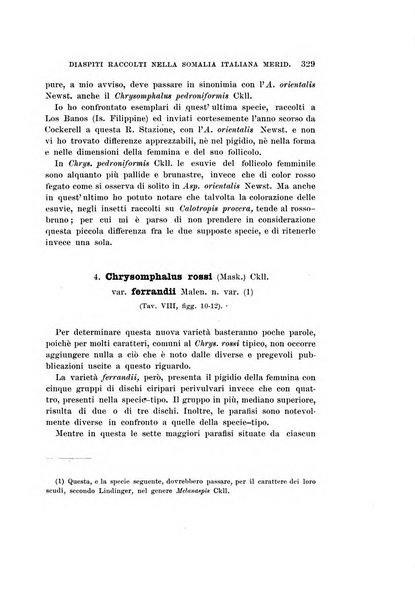 Redia giornale di entomologia pubblicato dalla R. Stazione di entomologia agraria