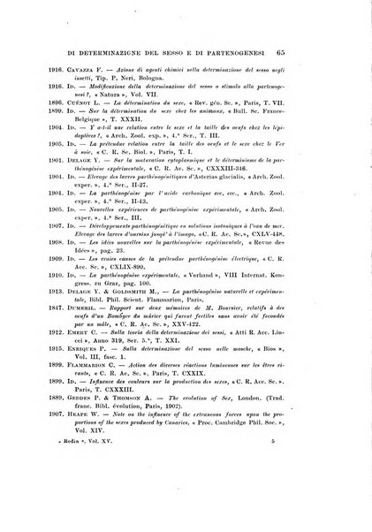 Redia giornale di entomologia pubblicato dalla R. Stazione di entomologia agraria