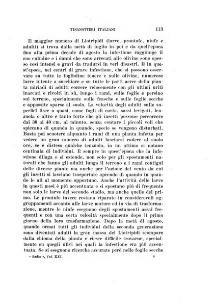 Redia giornale di entomologia pubblicato dalla R. Stazione di entomologia agraria