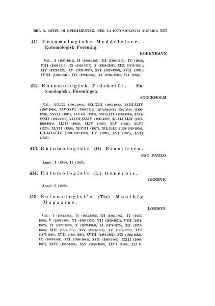 Redia giornale di entomologia pubblicato dalla R. Stazione di entomologia agraria