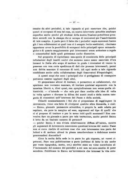 Redia giornale di entomologia pubblicato dalla R. Stazione di entomologia agraria