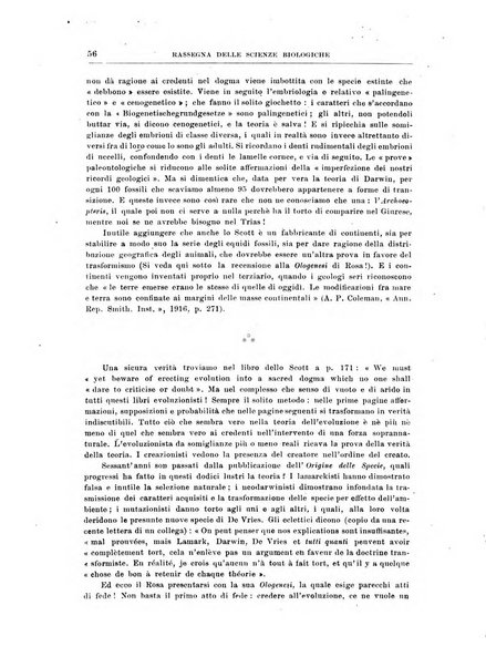 Rassegna delle scienze biologiche