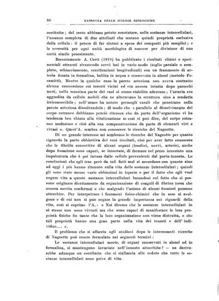 Rassegna delle scienze biologiche