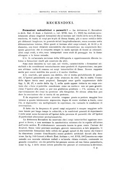 Rassegna delle scienze biologiche