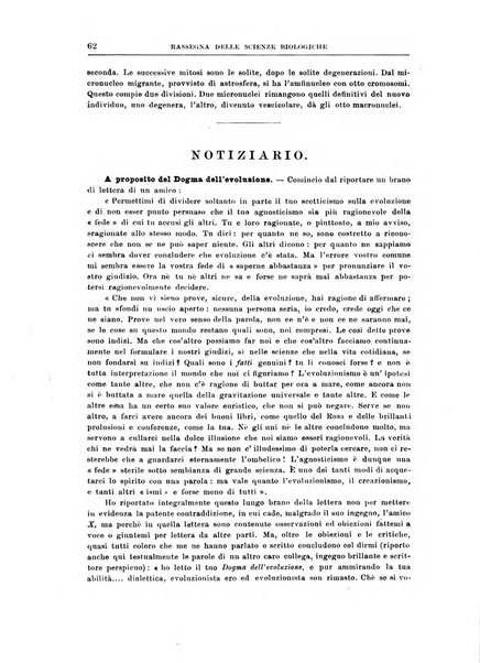 Rassegna delle scienze biologiche