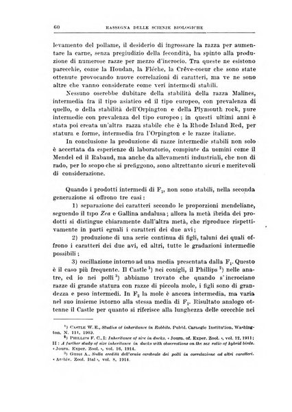 Rassegna delle scienze biologiche