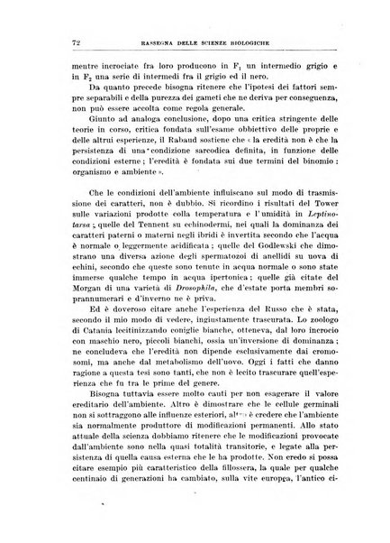 Rassegna delle scienze biologiche