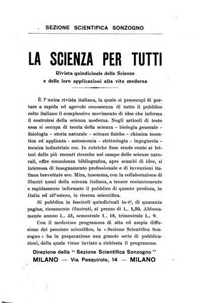 Rassegna delle scienze biologiche