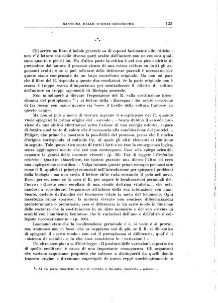 Rassegna delle scienze biologiche