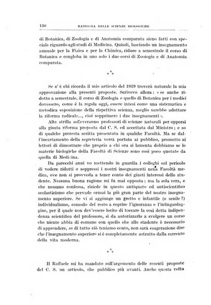 Rassegna delle scienze biologiche