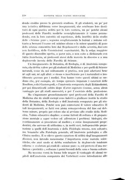 Rassegna delle scienze biologiche