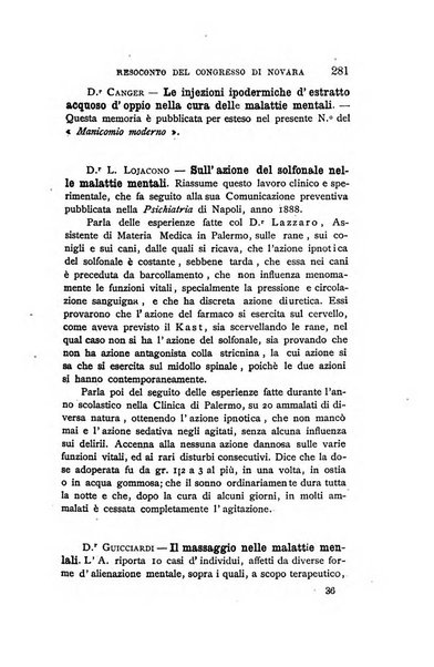 Il manicomio moderno giornale di psichiatria