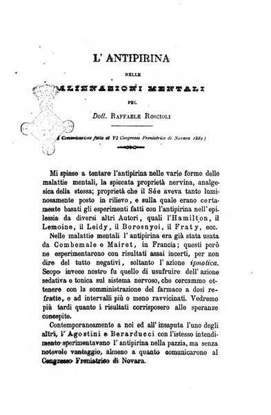 Il manicomio moderno giornale di psichiatria