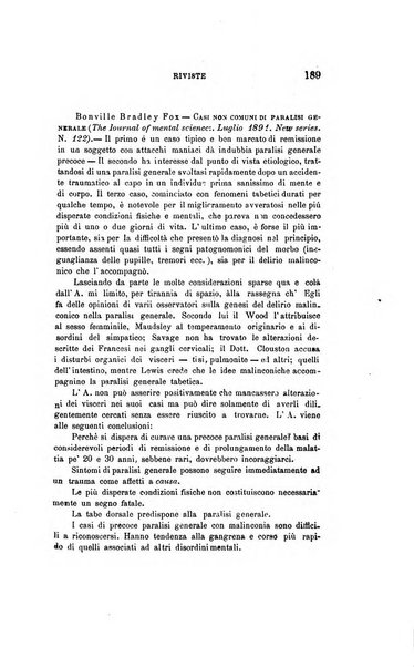 Il manicomio moderno giornale di psichiatria