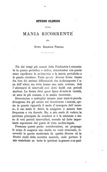 Il manicomio moderno giornale di psichiatria