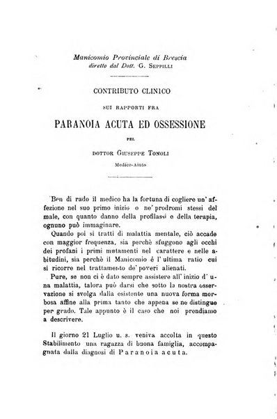 Il manicomio moderno giornale di psichiatria