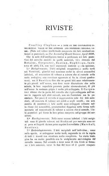 Il manicomio moderno giornale di psichiatria