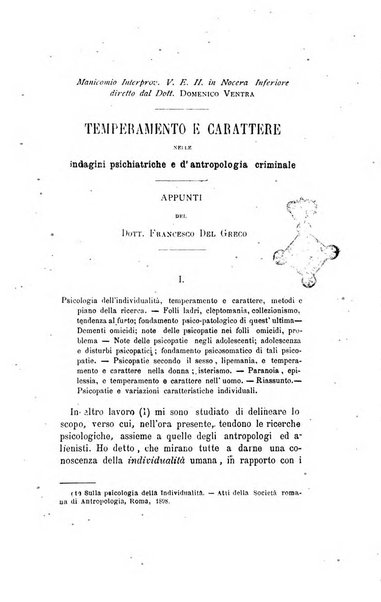 Il manicomio moderno giornale di psichiatria