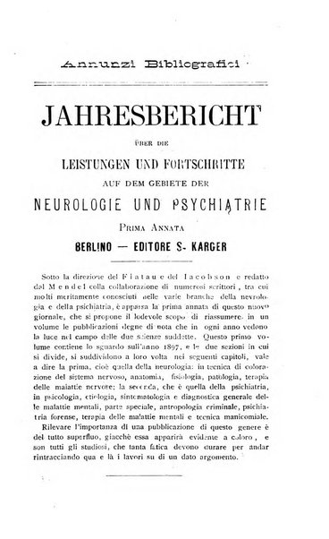 Il manicomio moderno giornale di psichiatria