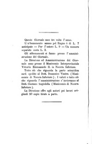 Il manicomio moderno giornale di psichiatria