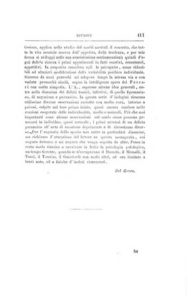 Il manicomio archivio di psichiatria e scienze affini