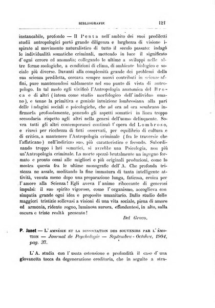 Il manicomio archivio di psichiatria e scienze affini