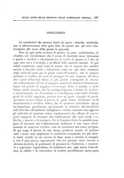 Il manicomio archivio di psichiatria e scienze affini