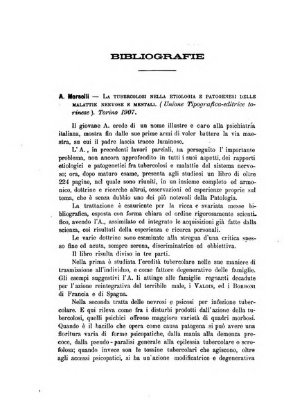 Il manicomio archivio di psichiatria e scienze affini