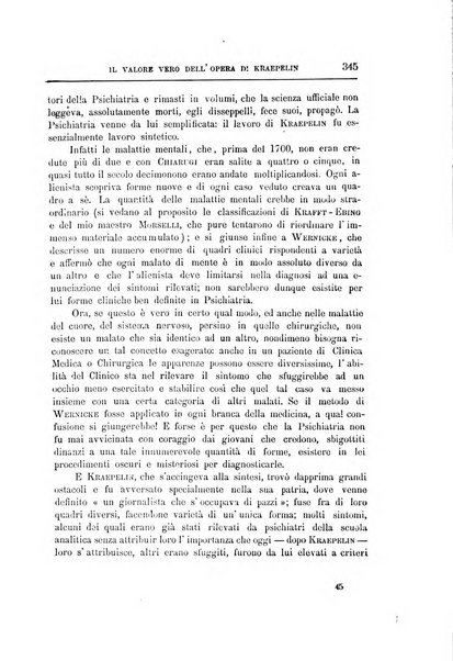 Il manicomio archivio di psichiatria e scienze affini