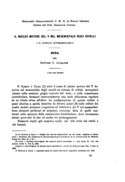 Il manicomio archivio di psichiatria e scienze affini