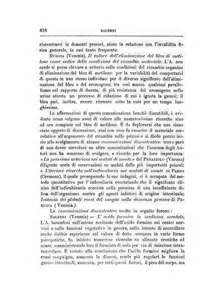 Il manicomio archivio di psichiatria e scienze affini