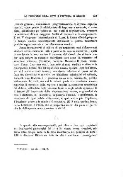 Il manicomio archivio di psichiatria e scienze affini