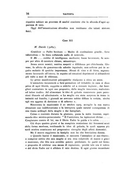 Il manicomio archivio di psichiatria e scienze affini