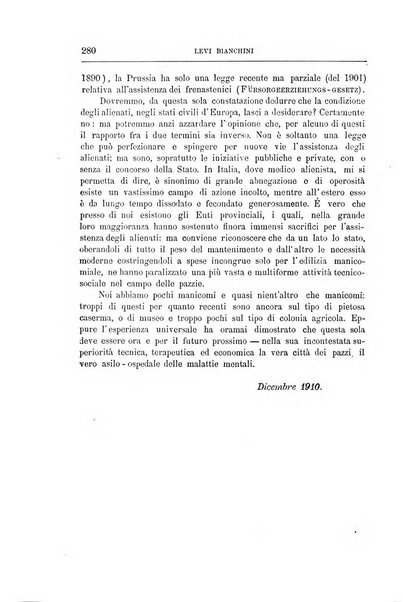 Il manicomio archivio di psichiatria e scienze affini