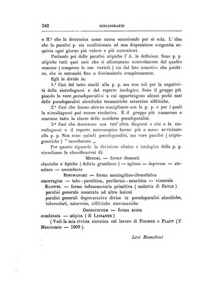 Il manicomio archivio di psichiatria e scienze affini