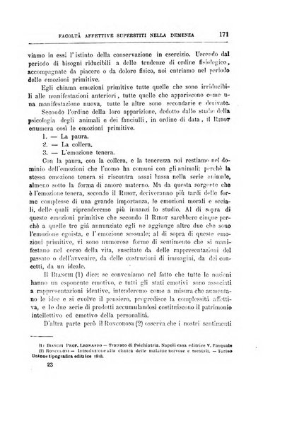 Il manicomio archivio di psichiatria e scienze affini