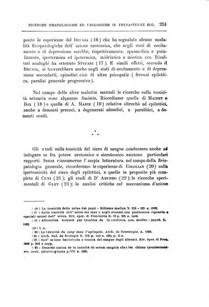 Il manicomio archivio di psichiatria e scienze affini