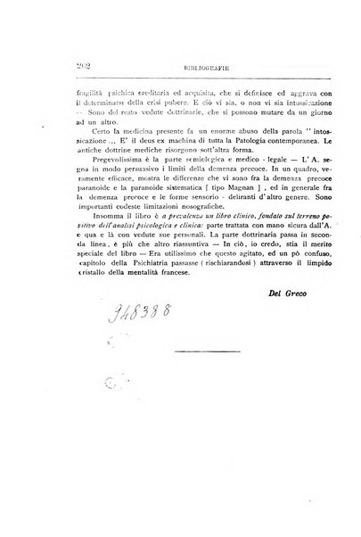 Il manicomio archivio di psichiatria e scienze affini