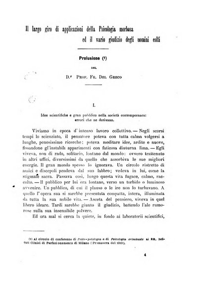 Il manicomio archivio di psichiatria e scienze affini