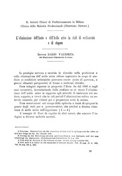 Il manicomio archivio di psichiatria e scienze affini