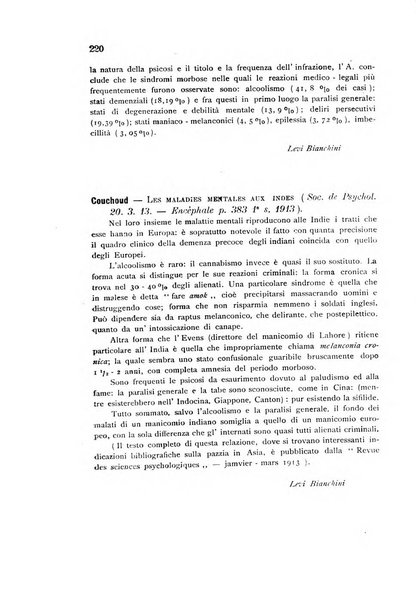 Il manicomio archivio di psichiatria e scienze affini