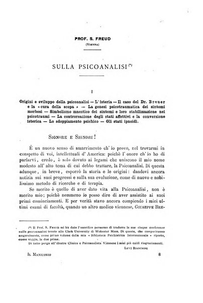 Il manicomio archivio di psichiatria e scienze affini