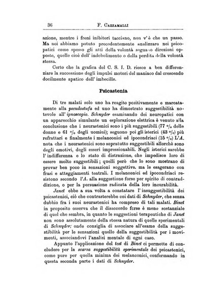 Il manicomio archivio di psichiatria e scienze affini