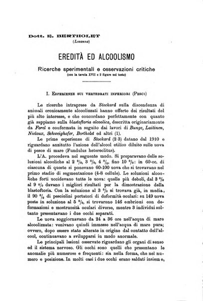 Il manicomio archivio di psichiatria e scienze affini