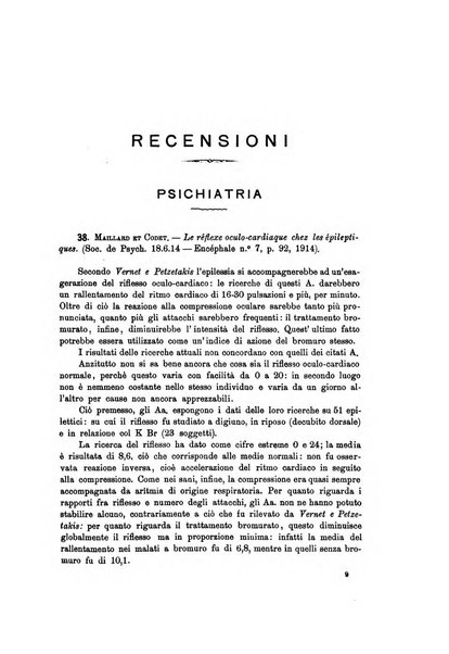 Il manicomio archivio di psichiatria e scienze affini