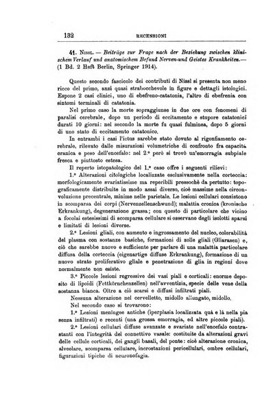 Il manicomio archivio di psichiatria e scienze affini